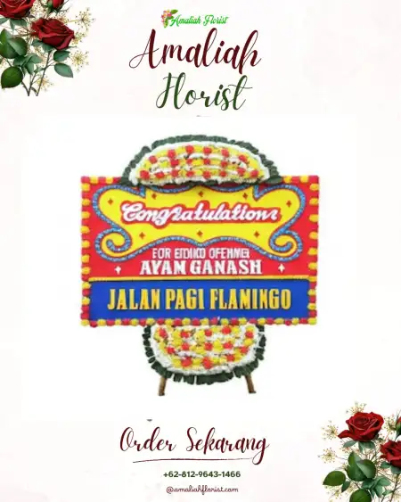 Sewa Papan Bunga Muara Aman